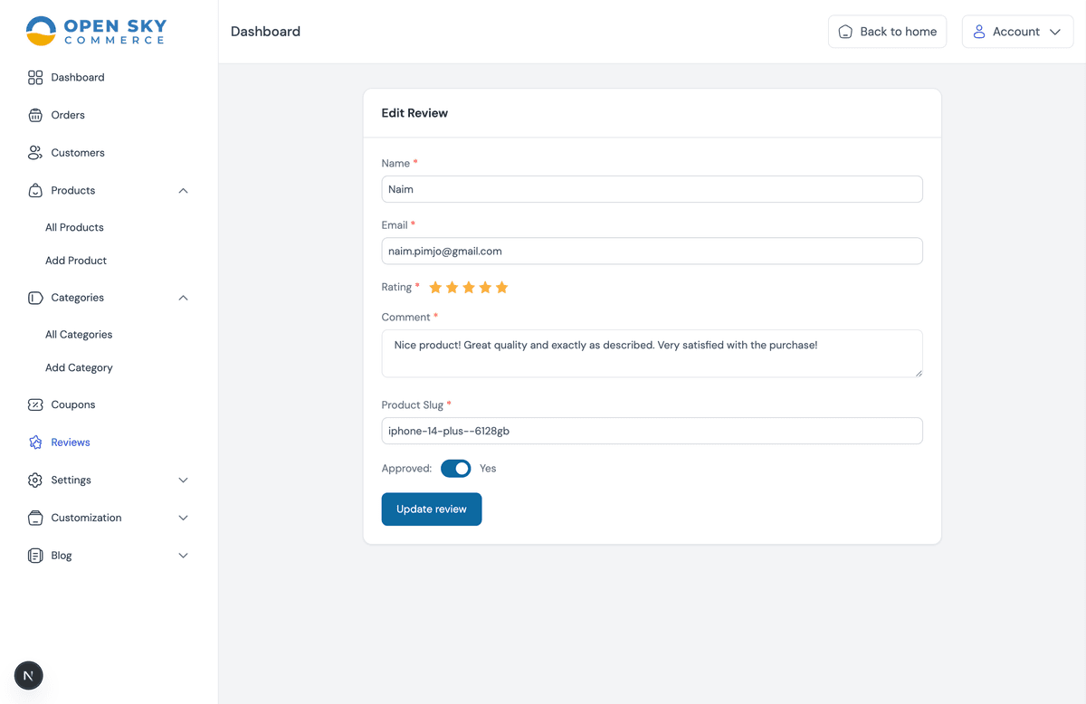 Reviews