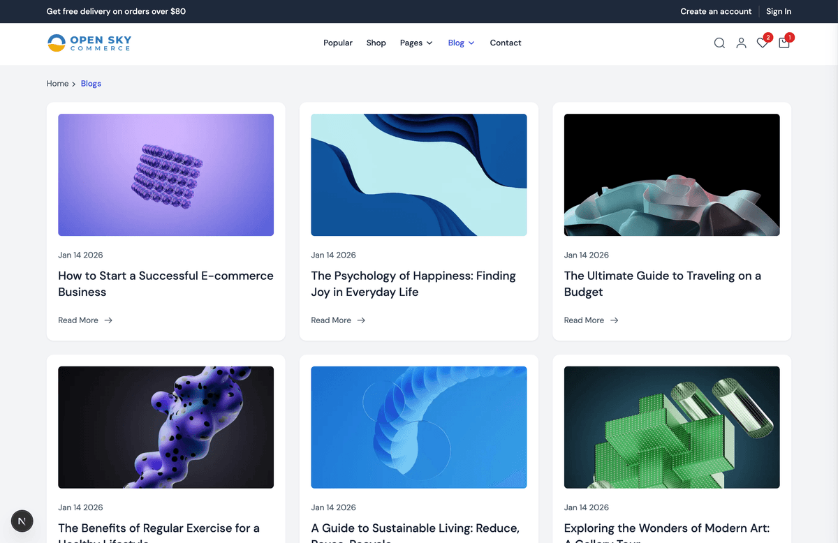 Blog Grid