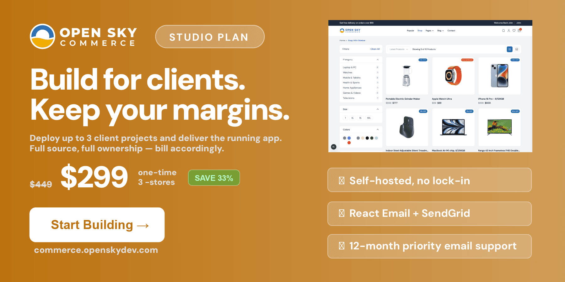 Open Sky Commerce — Studio