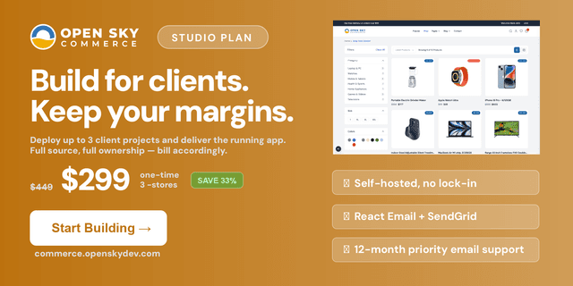 Open Sky Commerce — Studio