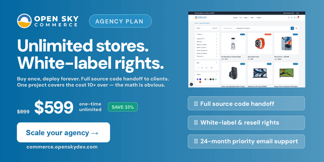 Open Sky Commerce — Agency